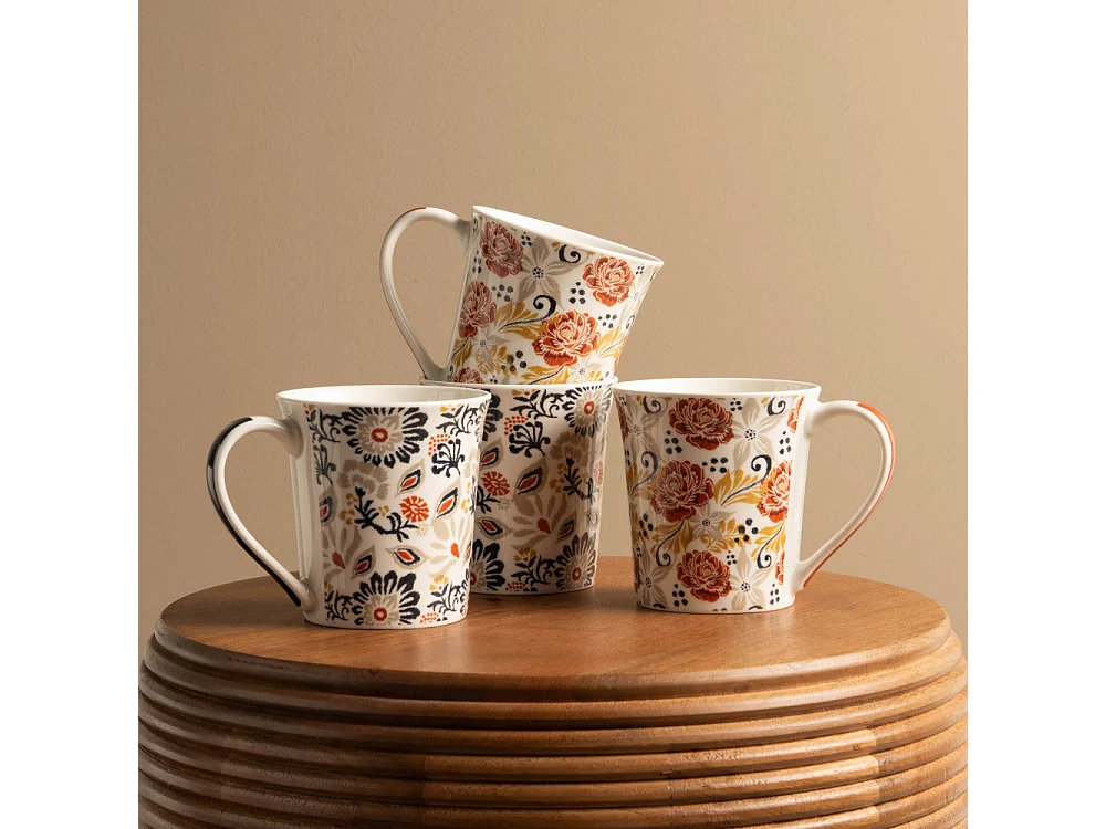 Coffret de 4 mugs Ornella 35 cl