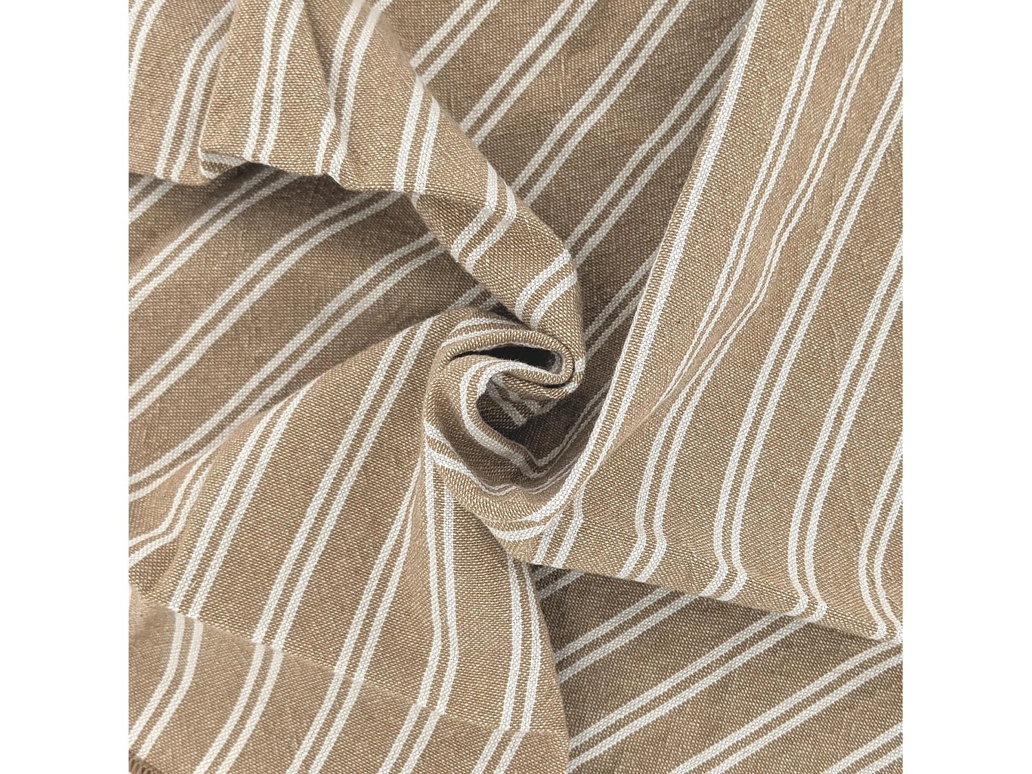 Tablier de cuisine 70x90 cm coton LILI marron camel