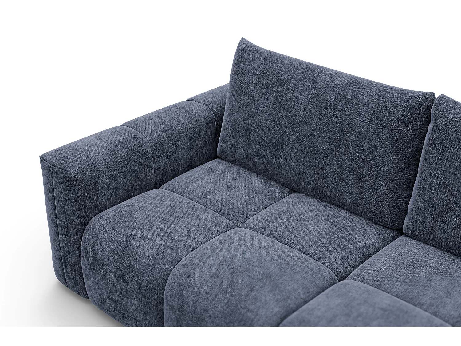 CANAPÉ VERONA 3 places, tissu bleu marine