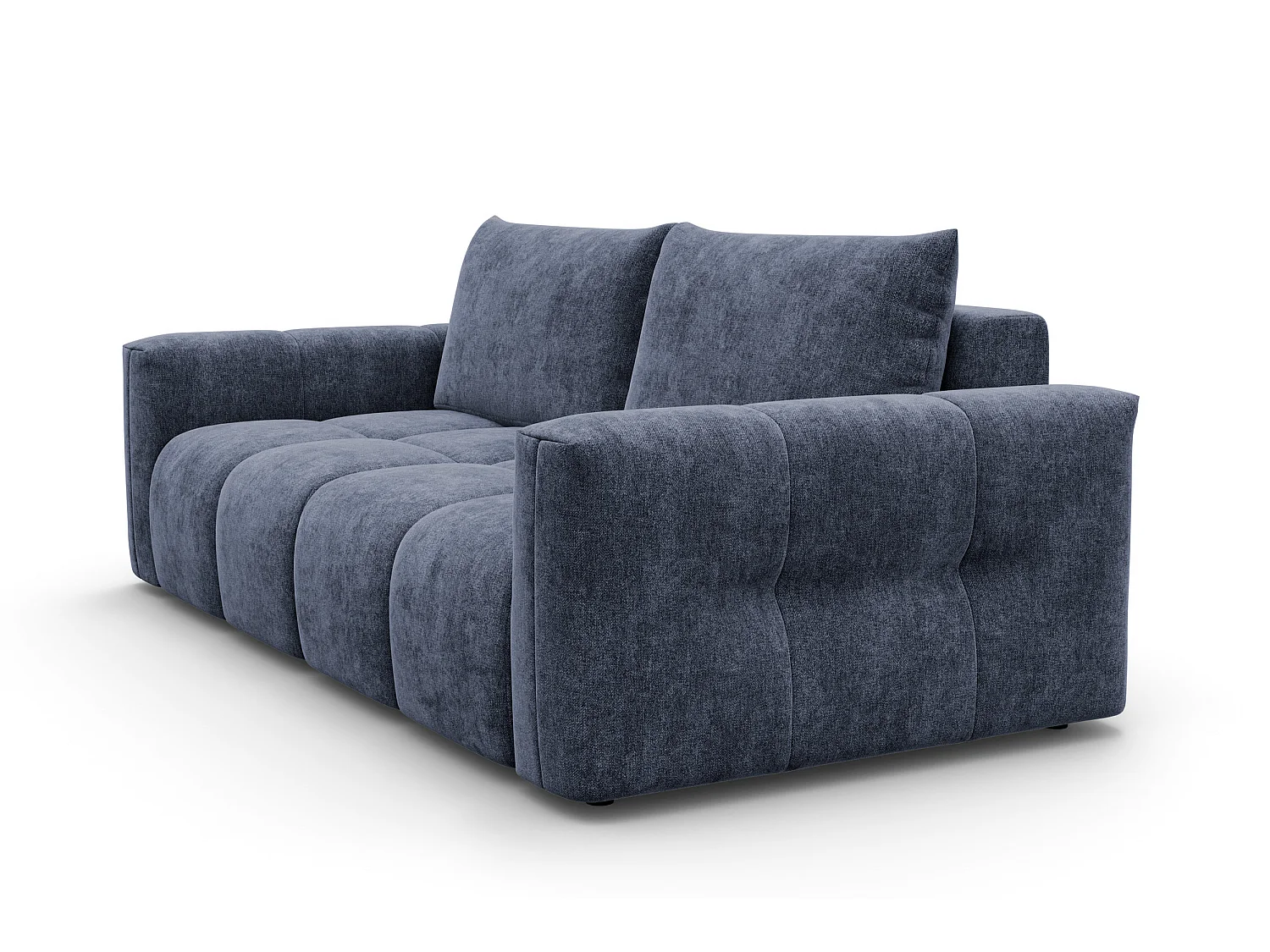 CANAPÉ VERONA 3 places, tissu bleu marine