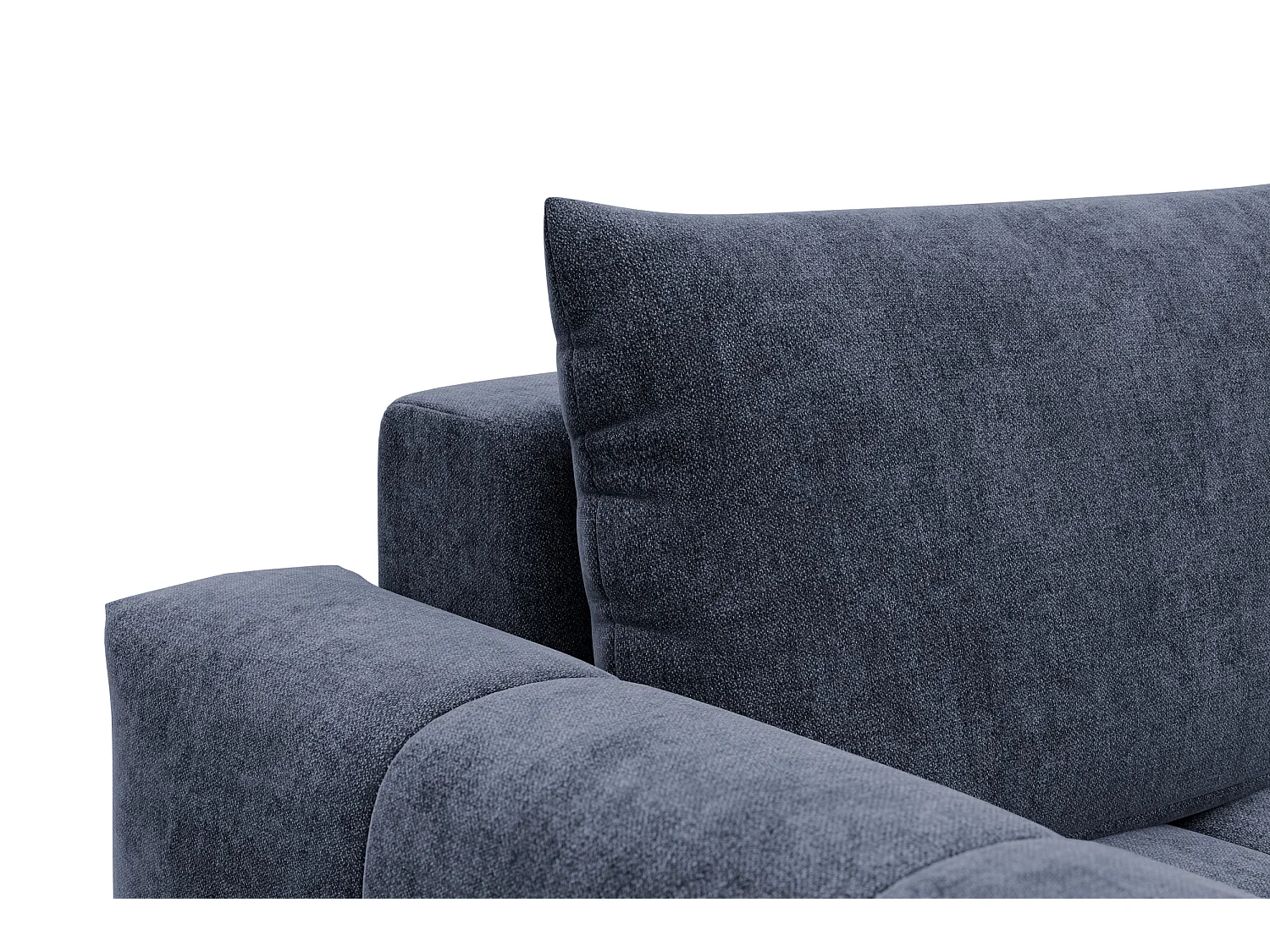 CANAPÉ VERONA 3 places, tissu bleu marine