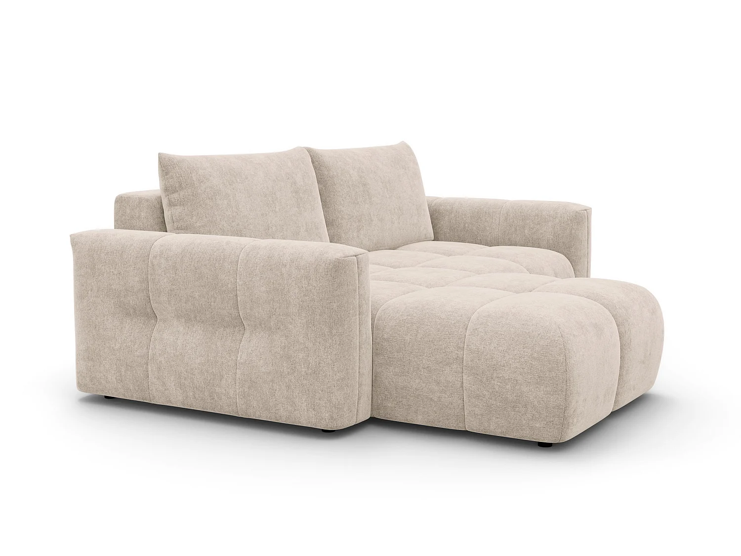 CANAPÉ D'ANGLE VERONA 3 places gauche, tissu beige