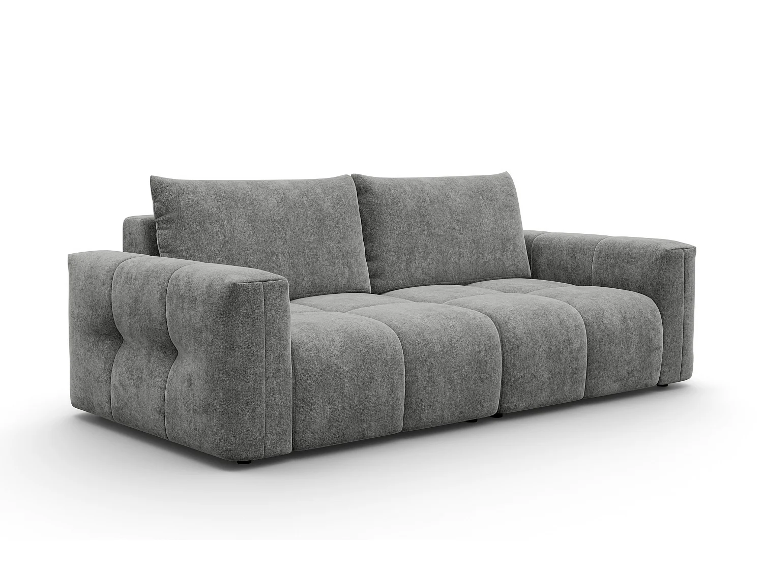 CANAPÉ VERONA 3 places, tissu gris