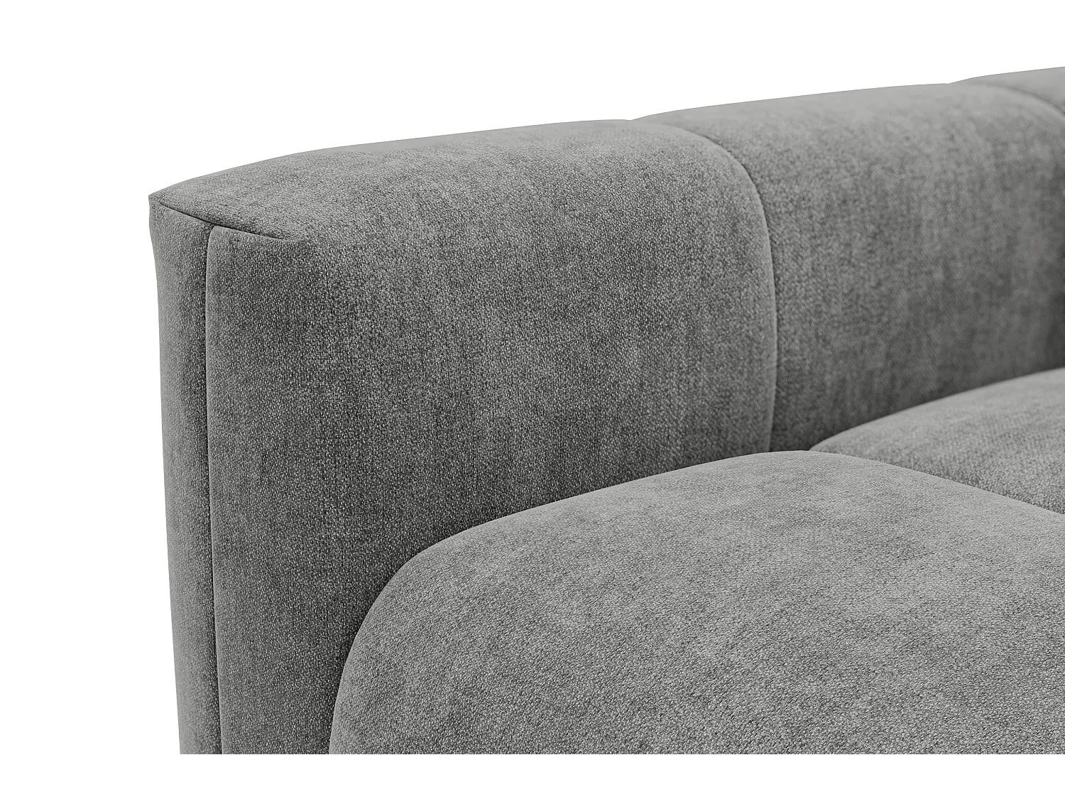 CANAPÉ VERONA 3 places, tissu gris