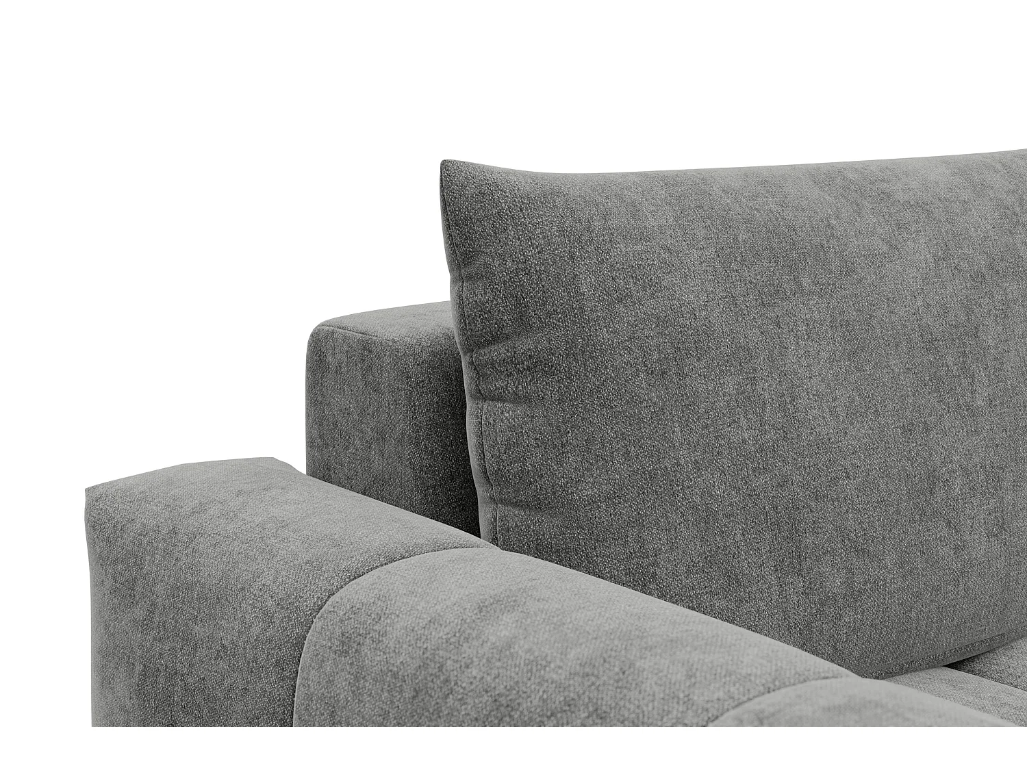 CANAPÉ VERONA 3 places, tissu gris