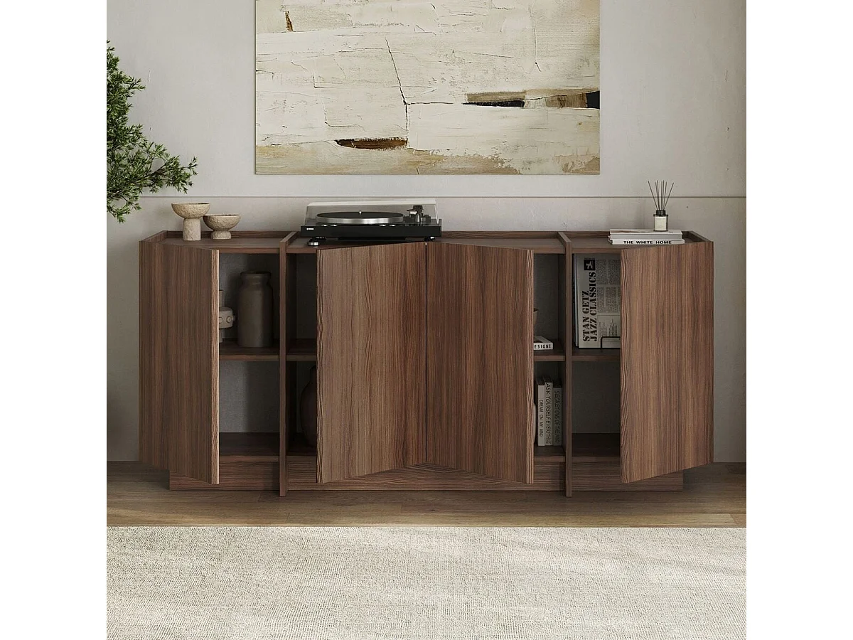 Buffet bas 4 portes L180 cm - ARVEN