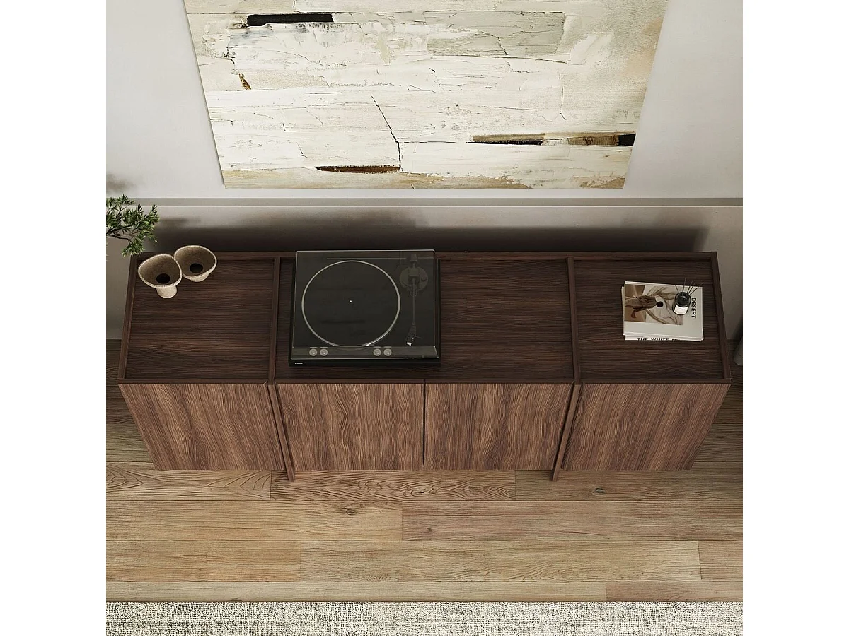 Buffet bas 4 portes L180 cm - ARVEN