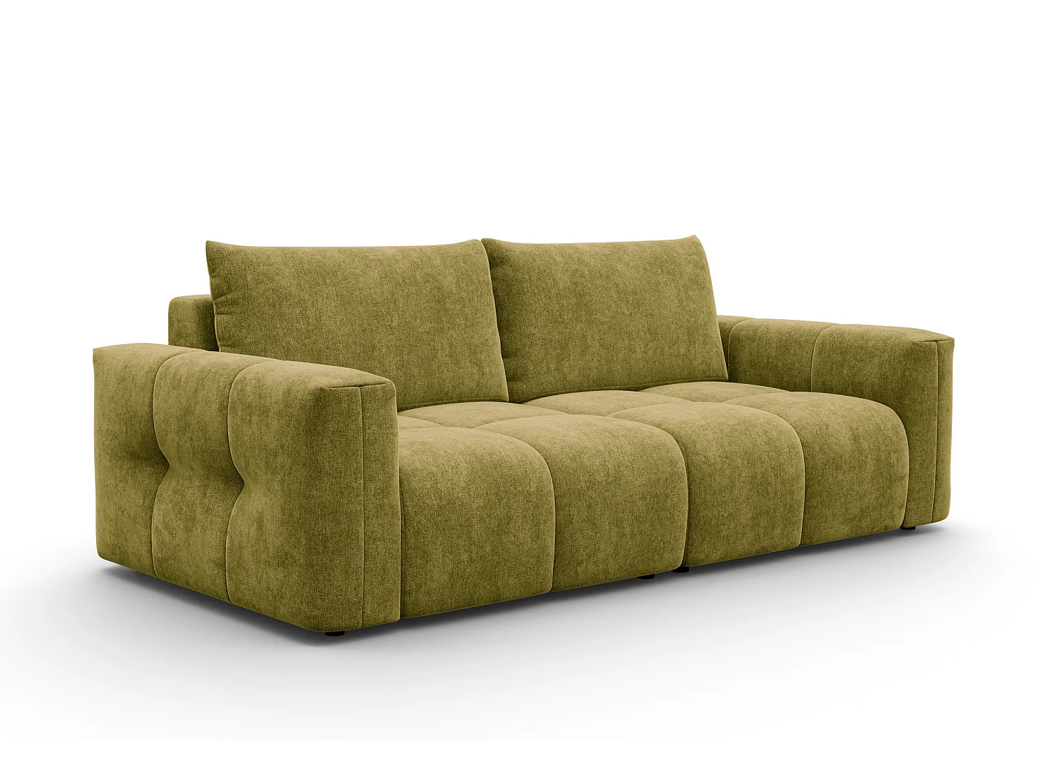 CANAPÉ VERONA 3 places, tissu khaki