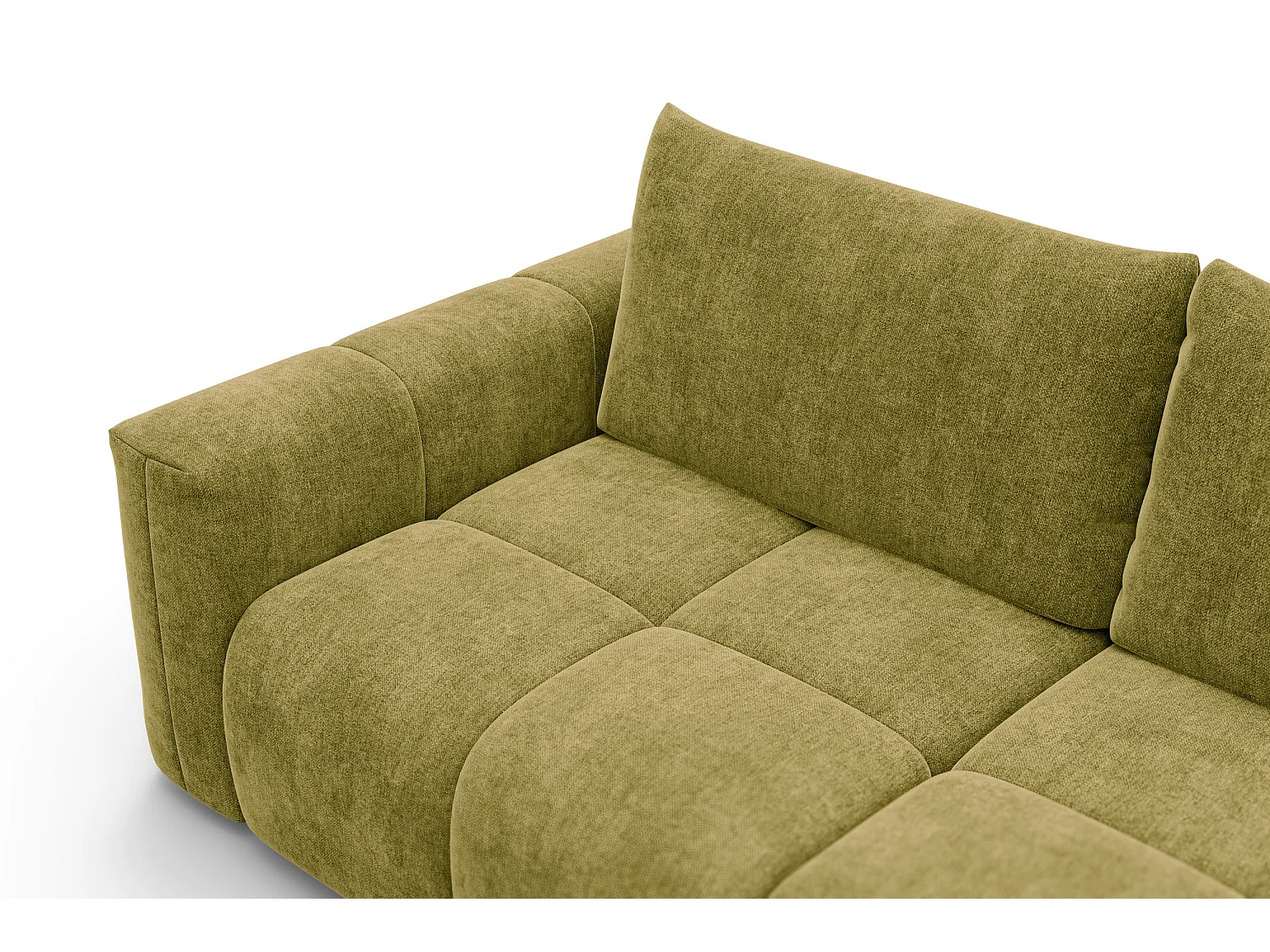CANAPÉ VERONA 3 places, tissu khaki