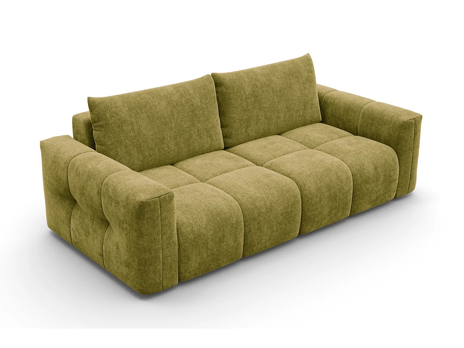 CANAPÉ VERONA 3 places, tissu khaki