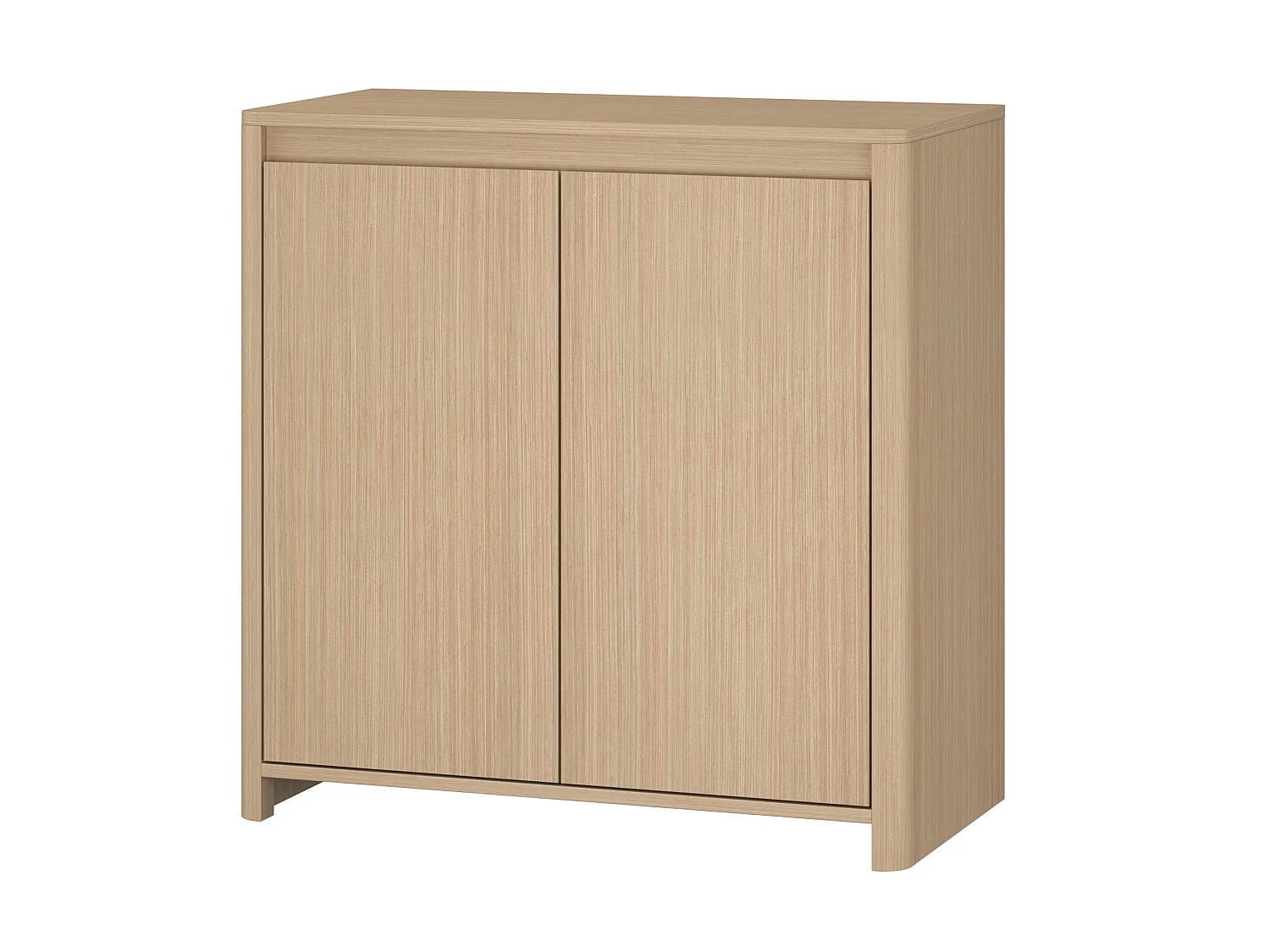 Commode Takranmaa II 79 x 79 x 39 cm effet chêne [en.casa]