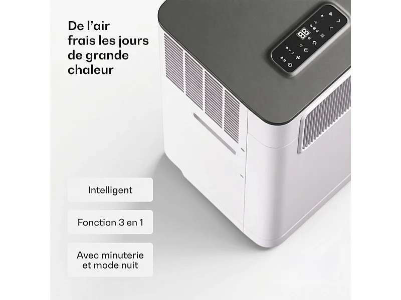 Climatiseur Mobile - 9000 Btu - 3-en-1 - R290