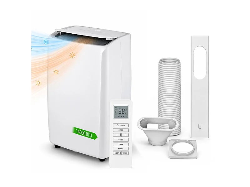 Climatiseur Monobloc Réversible - 14000 Btu - 4 Kw - Jusqu'à 35 M²