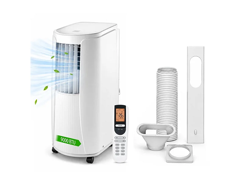 Climatiseur Mobile Connecté - 9000 Btu - Wi-fi - 2,6 Kw - Déshumidification