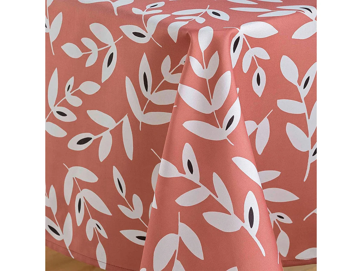 Nappe en Microfibre "Bellys" 140x240cm Terracotta
