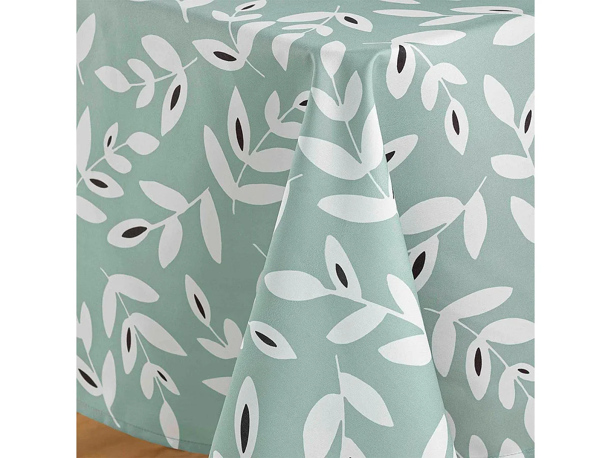 Nappe en Microfibre "Bellys" 140x240cm Sauge