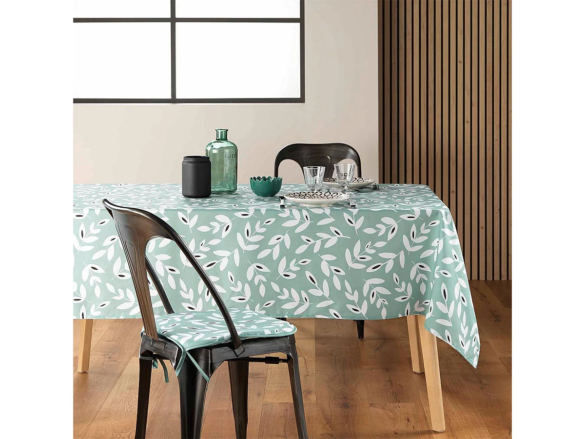 Nappe en Microfibre "Bellys" 140x240cm Sauge