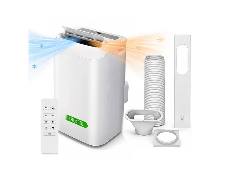 Climatiseur Mobile Réversible - 12000 Btu - Chaud & Froid