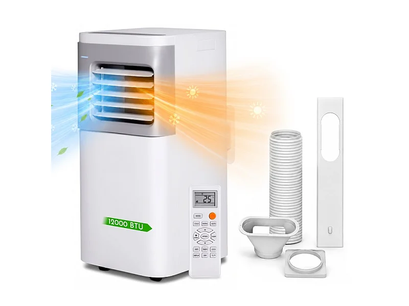 Climatiseur Mobile - 12000 Btu - Froid Et Chaud - Wifi