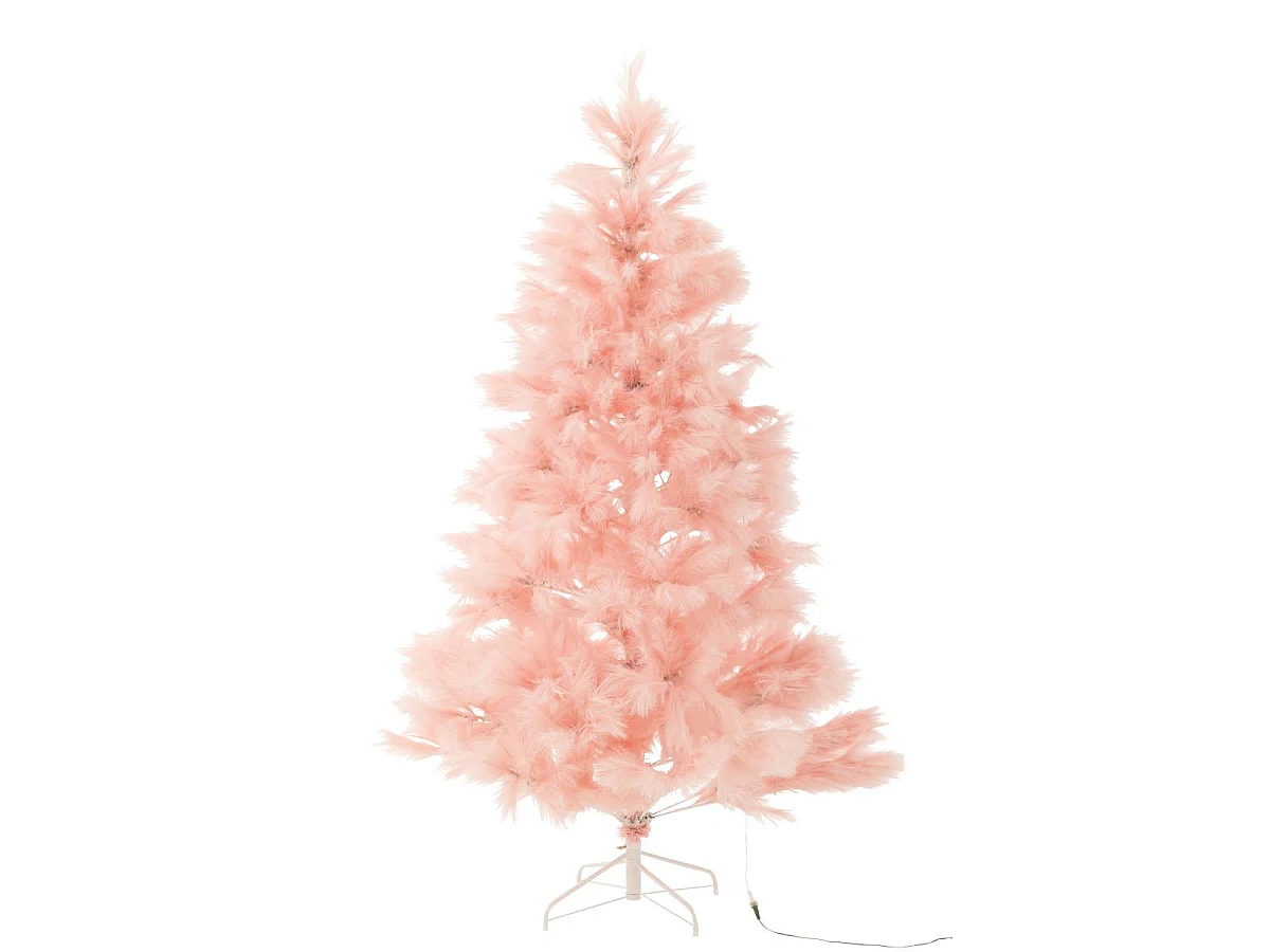 Sapin de Noël Artificiel 400 LED "Pampa" 210cm Rose Clair
