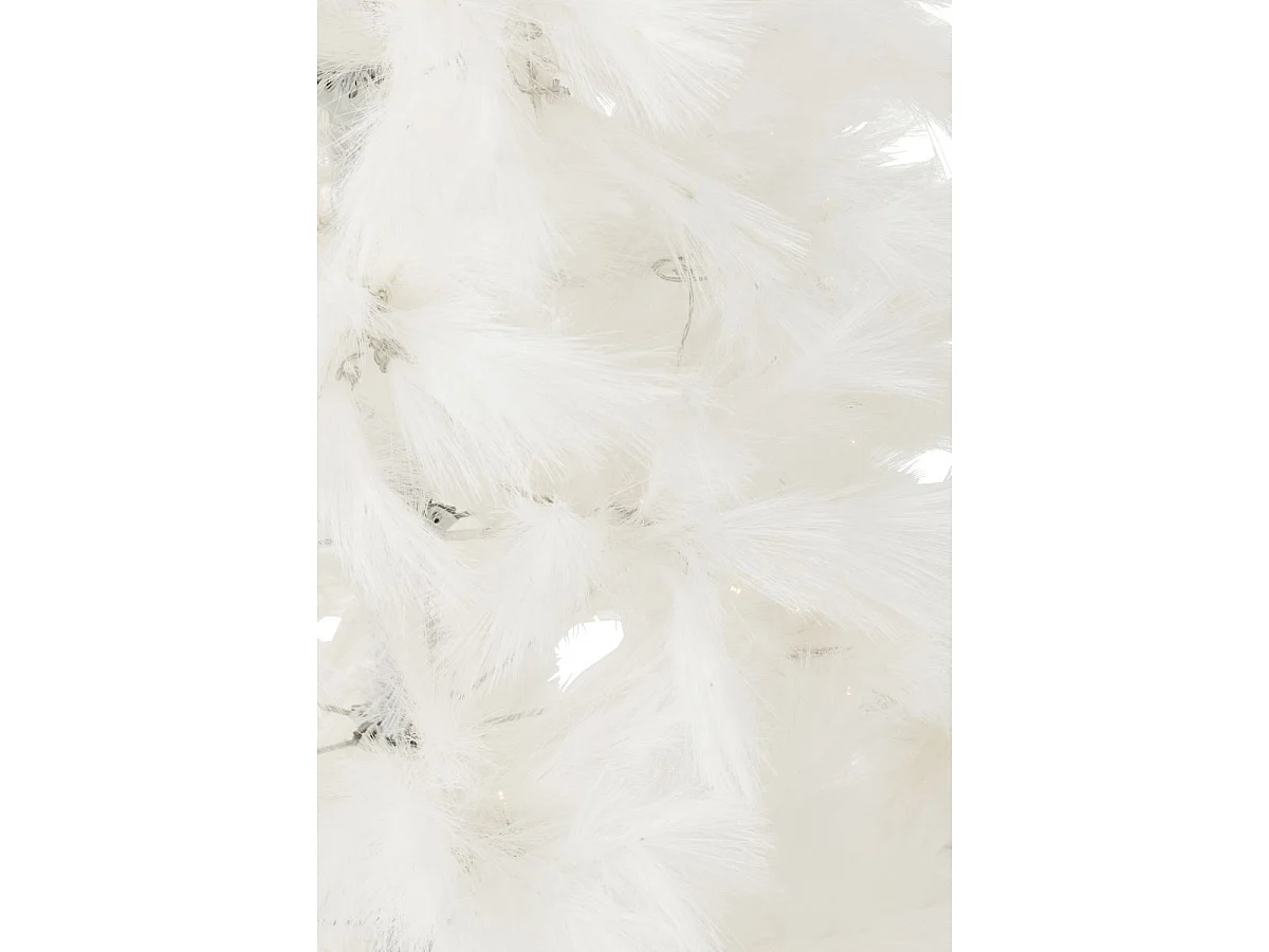 Sapin de Noël Artificiel 400 LED "Pampa" 210cm Blanc