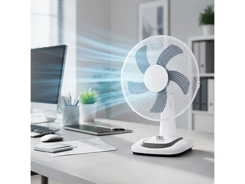 Ventilateur De Table 40 Cm – 50w Avec Minuteur