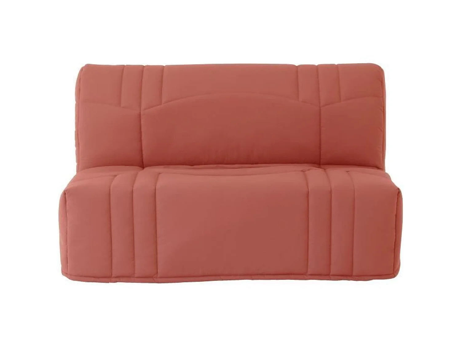 Banquette BZ - Tissu 100% Coton terracotta - Couchage 140 x 190 cm