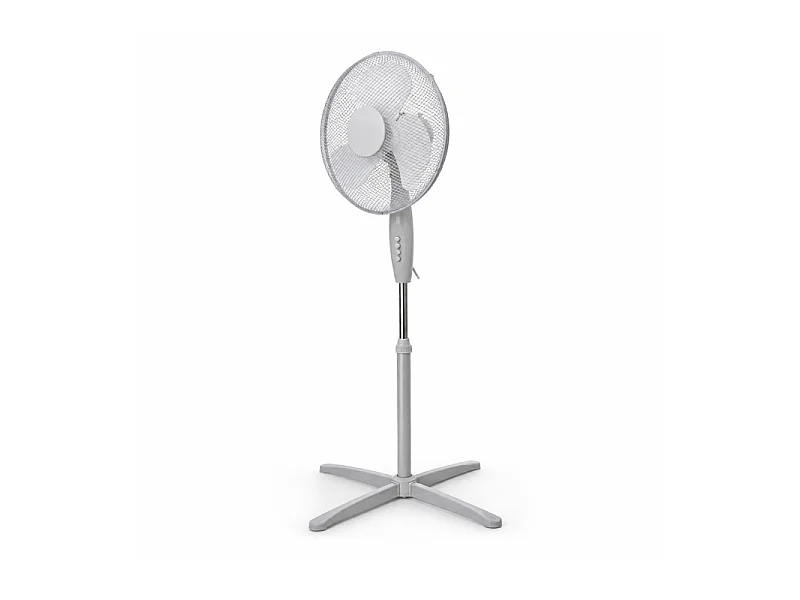 Ventilateur Sur Pied Hauteur Ajustable – Gris 40w
