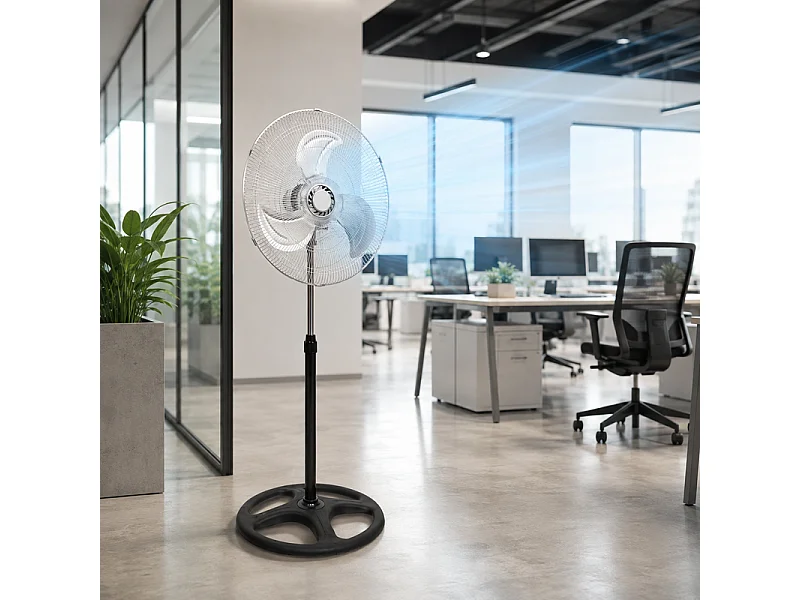 Ventilateur Sur Pied Puissant 45 Cm – 90w