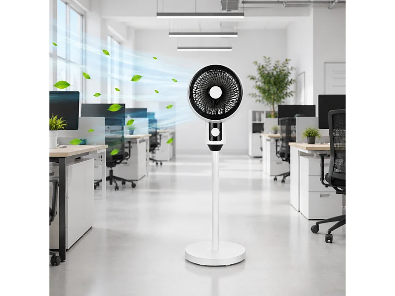 Ventilateur - 3 Vitesses - 3 Modes - Oscillation Automatique - Inclinaison Réglable