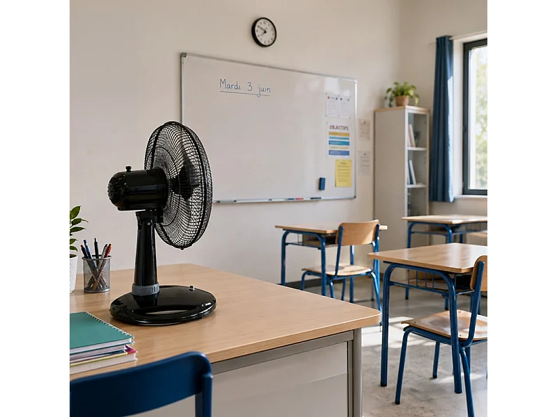 Ventilateur 3-en-1 Polyvalent : Sol, Mur Et Table