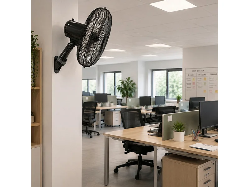Ventilateur 3-en-1 Polyvalent : Sol, Mur Et Table