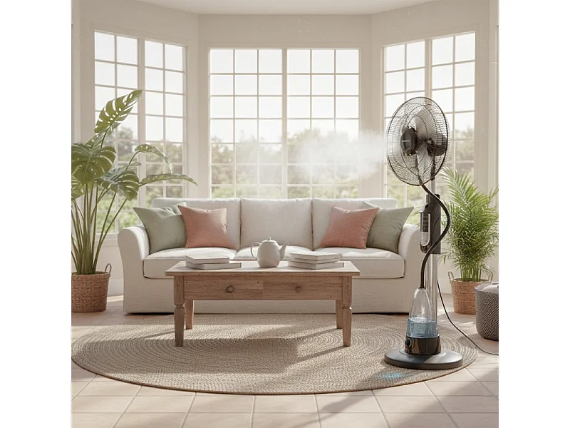 Radiola - Ventilateur Brumisateur Sur Pied Avec Télécommande – 70w