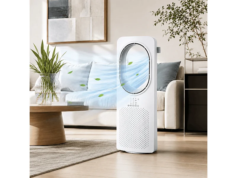 Ventilateur Tour Sans Pales 50 W Puissant Et Silencieux