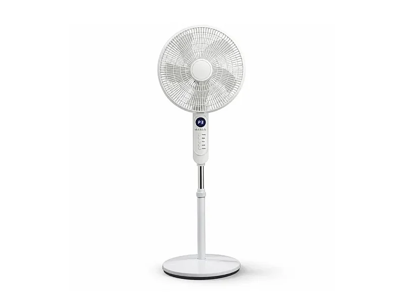 Ventilateur Sur Pied Avec Télécommande Et écran Led 40 Cm – 45w