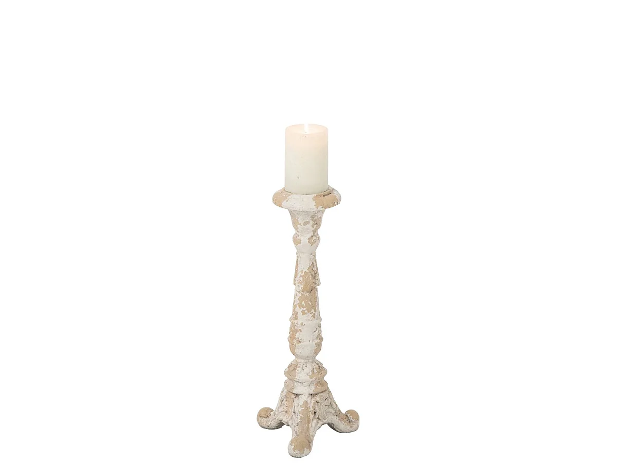 Bougeoir sur Pied Extérieur "Rémi" 44cm Beige