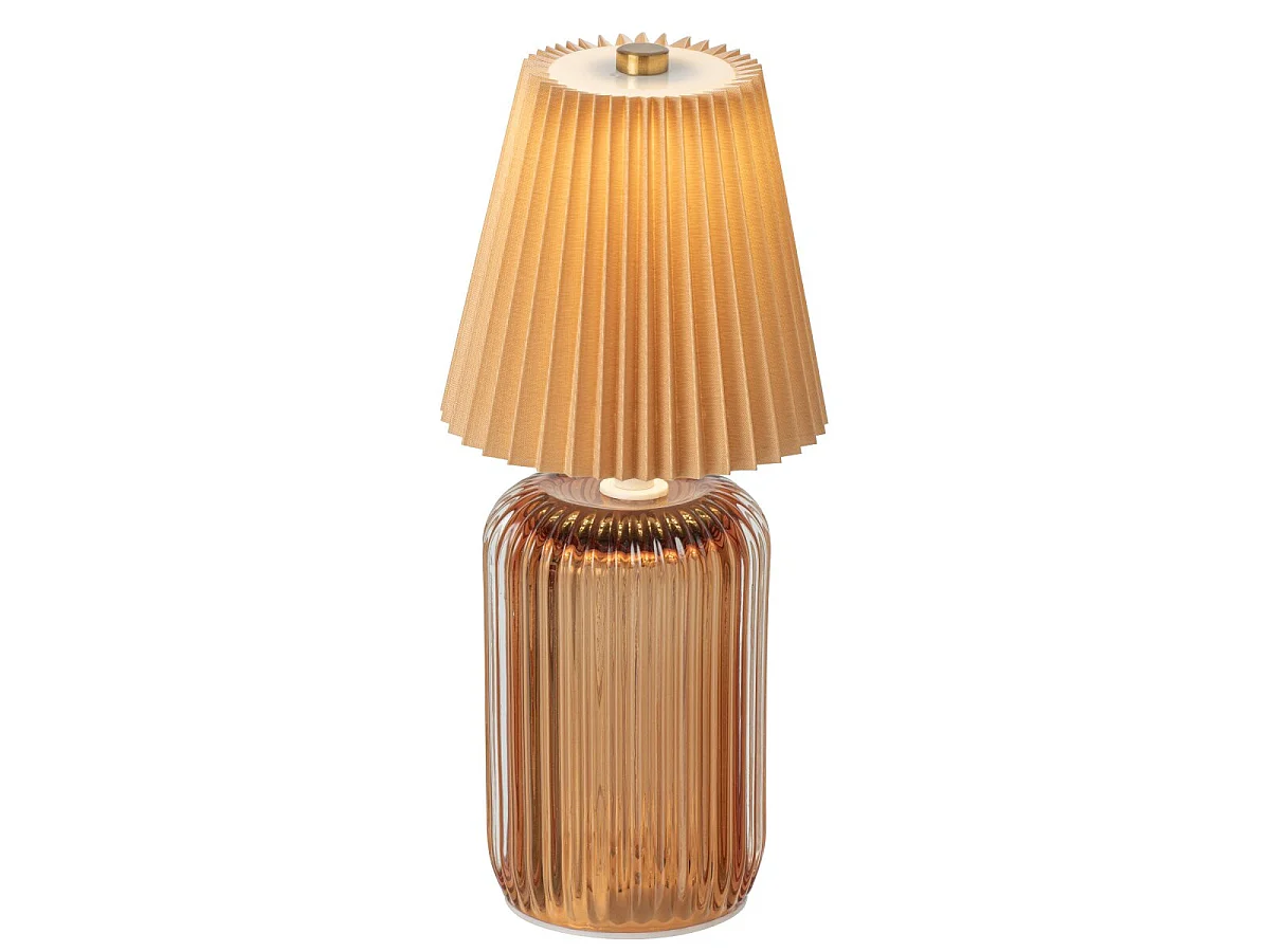 Lampe à Poser LED "Lola" 24cm Moutarde
