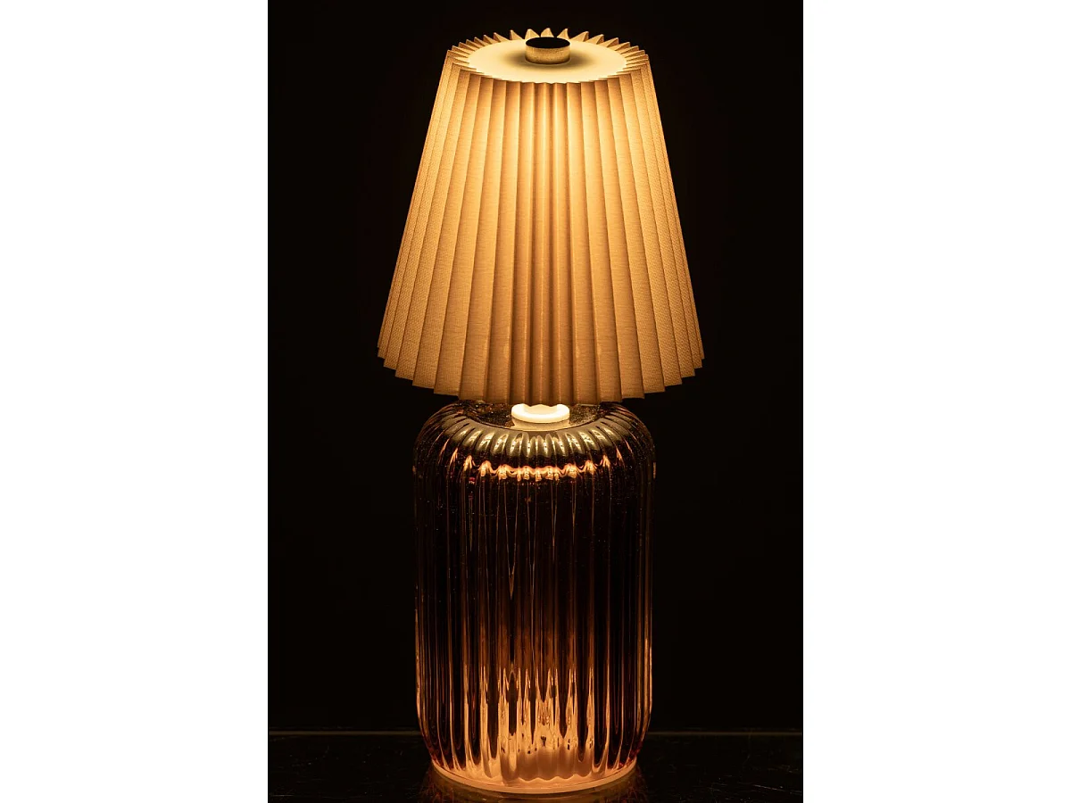 Lampe à Poser LED "Lola" 24cm Moutarde