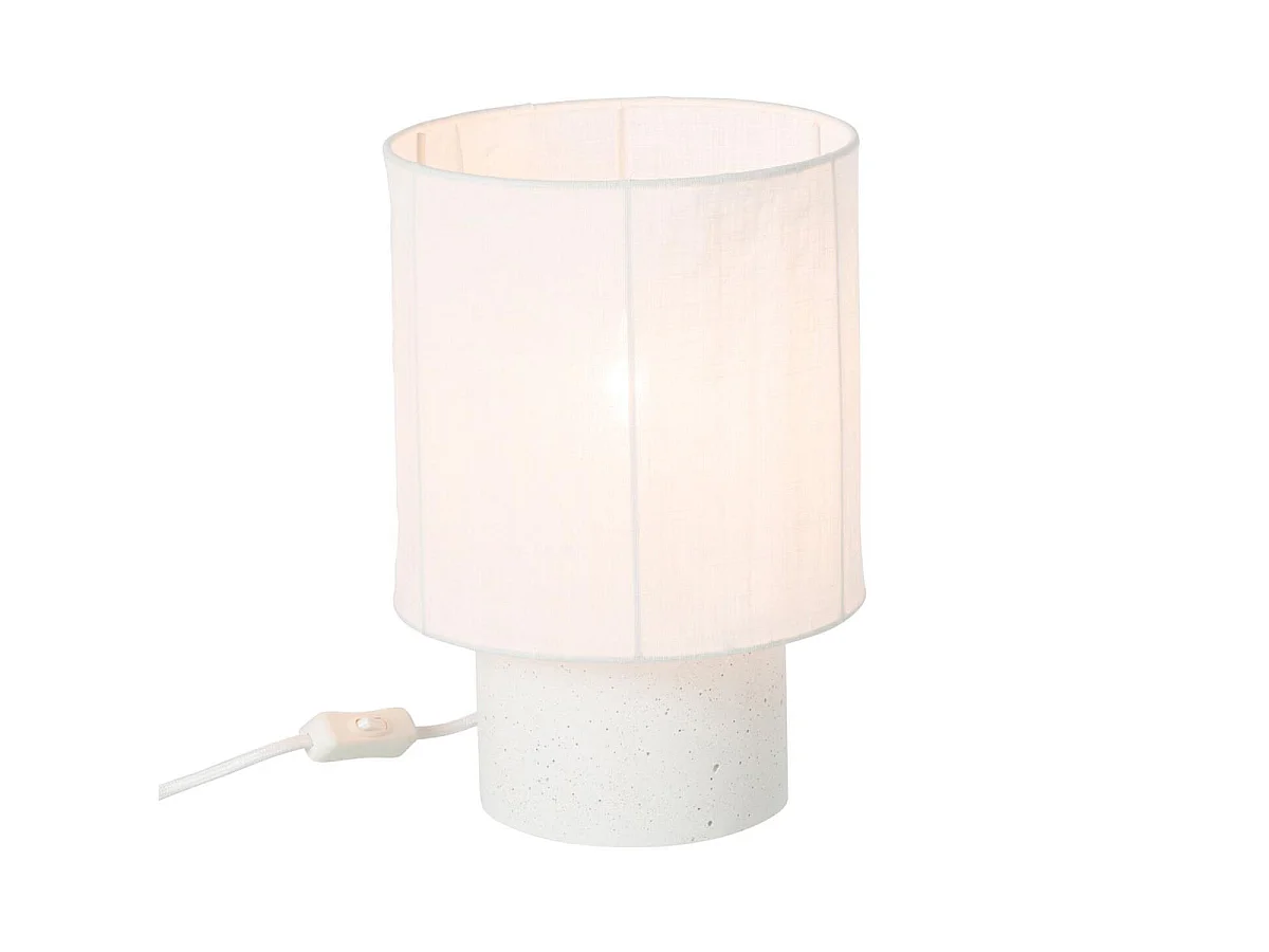 Lampe à Poser "Havel" 28cm Blanc