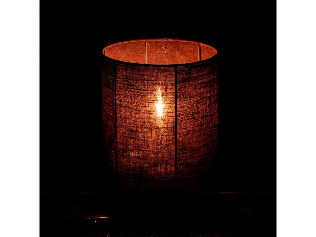 Lampe à Poser "Havel" 28cm Marron