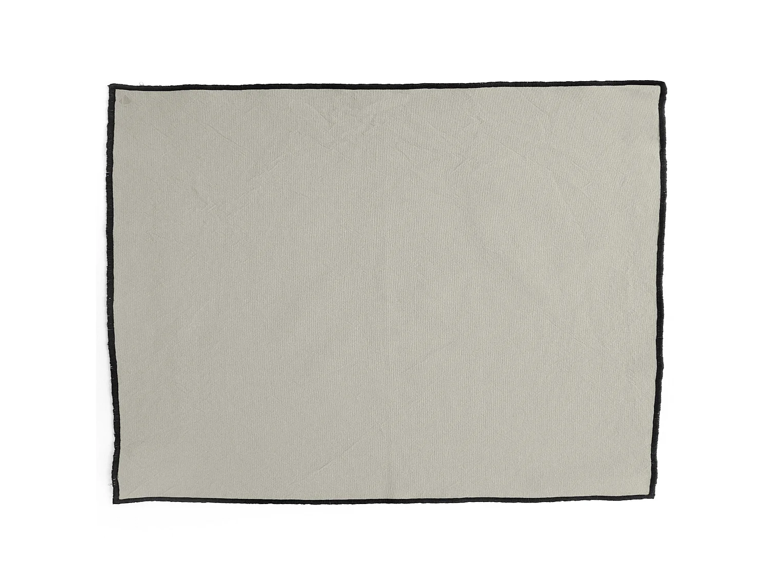 Lot de 4 sets de table 37x50 cm HONO blanc Naturel coton