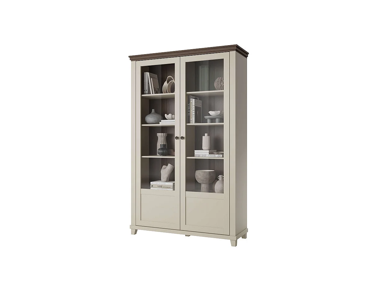 Martin servieskast 2 deuren beige en hout