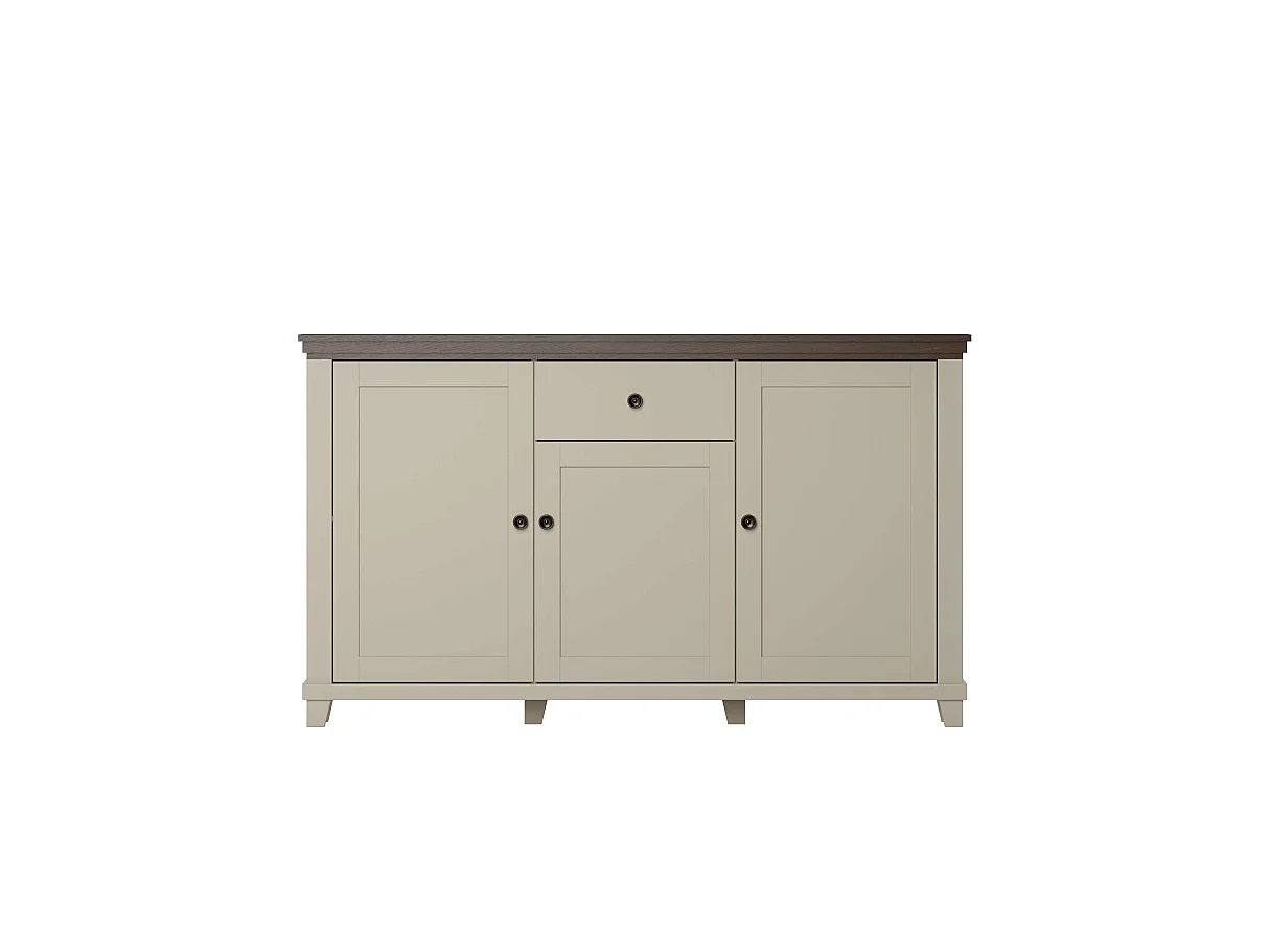 Buffet 3 dörrar 1 låda Martin Beige och Trä