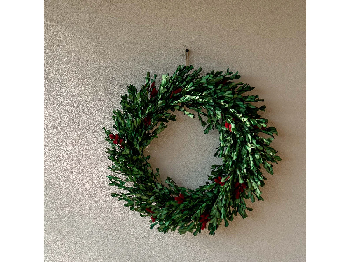 Couronne de Noël "Emerald" 40cm Vert Foncé