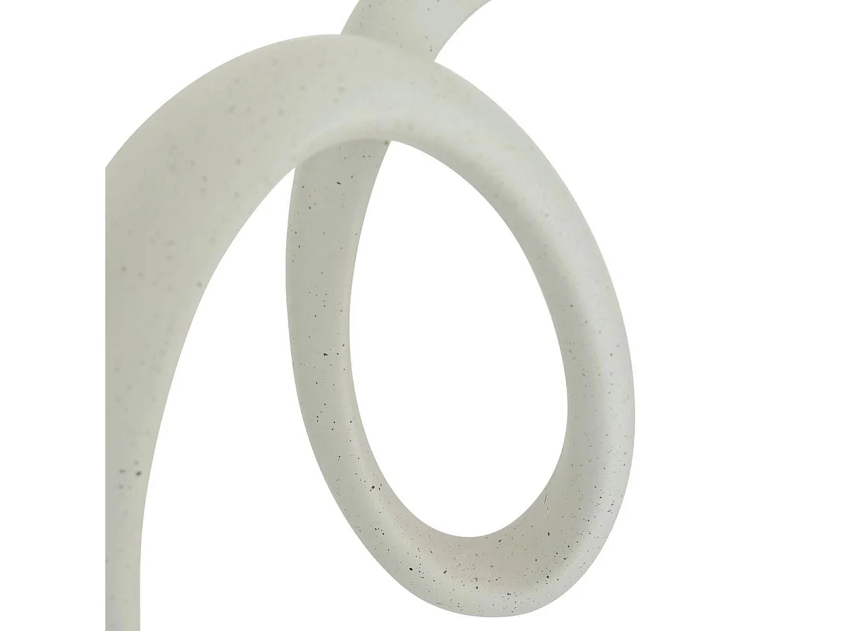 Déco à Poser en Résine "Davy" 43cm Blanc