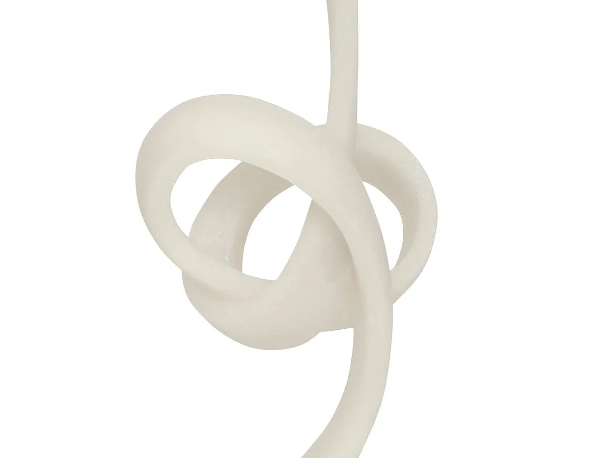 Déco à Poser en Résine "Louan" 45cm Blanc