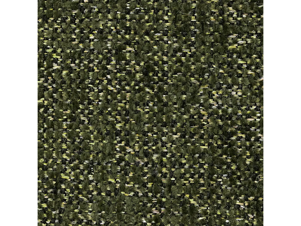 Vinto - Fauteuil en tissu pieds bois - Vert chiné
