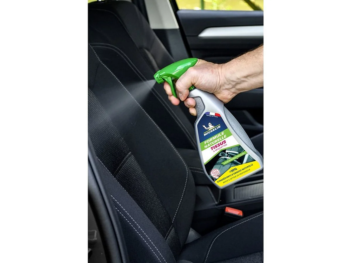 MICHELIN Nettoyant Textile 500 ml – Shampooing écologique pour tissus et moquettes