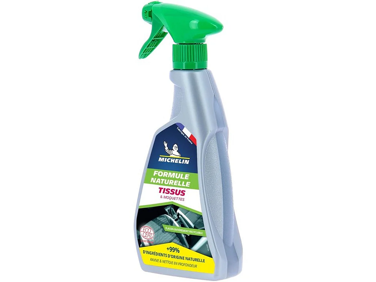 MICHELIN Nettoyant Textile 500 ml – Shampooing écologique pour tissus et moquettes