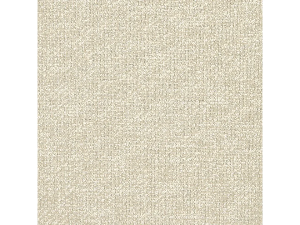 Fauteuil PERLE en velours chenillé crème